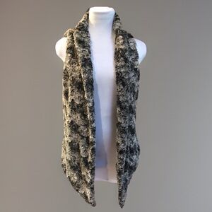Soft Plush Faux Fur Open Front Jacket Vest